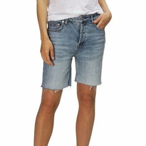 Free People- Blue Denim Bermuda Shorts- Sz: 26